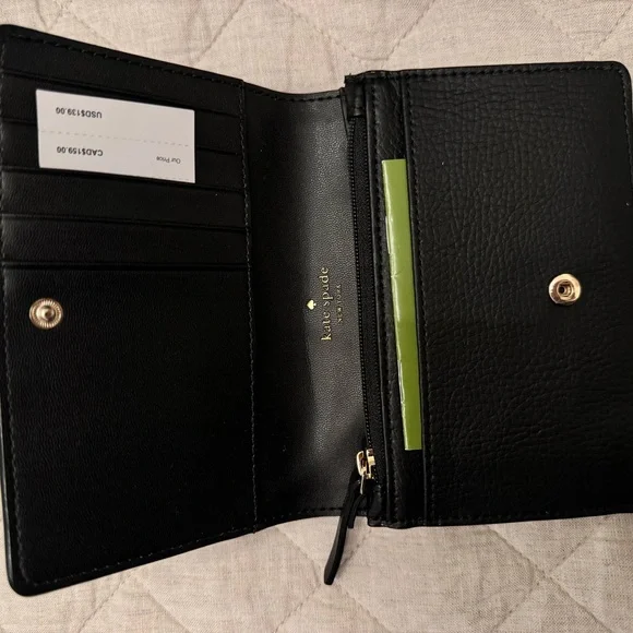 Black Kate Spade New York Romily Sanders Place Satchel with Wallet - Picture 7 of 15